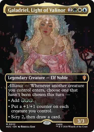 Galadriel, Light of Valinor (Borderless) [The Hobbit: Eternal-Legal] **PRE-ORDER**SHIPS 14/8/26**