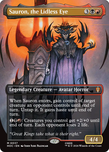 Sauron, the Lidless Eye (Borderless) [The Hobbit: Eternal-Legal] **PRE-ORDER**SHIPS 14/8/26**