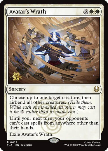Avatar's Wrath [Avatar: The Last Airbender Prerelease Cards]