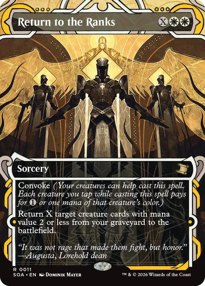 Return to the Ranks [Secrets of Strixhaven: Mystical Archive]
