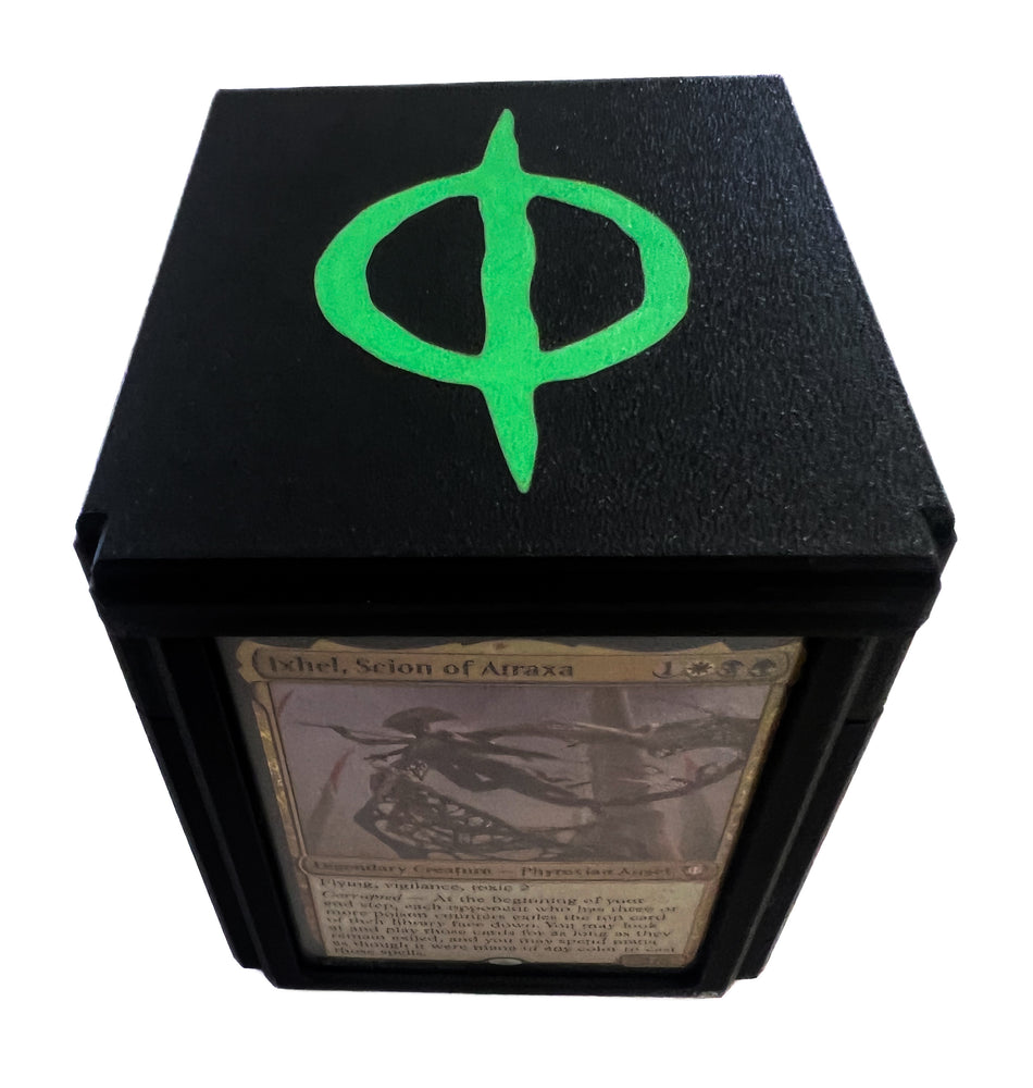 Commander Deck Box - Poison (Neon Series) Commander Deck Box - Poison (Neon Series)