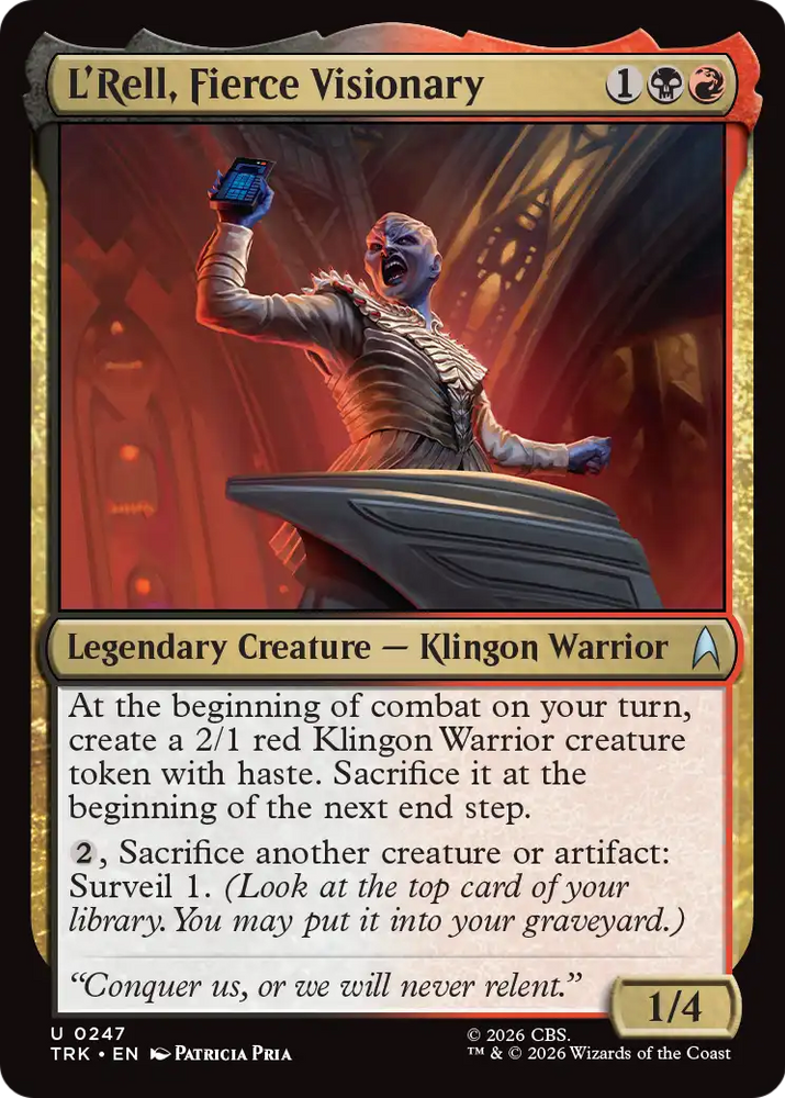 L'Rell, Fierce Visionary [Star Trek]