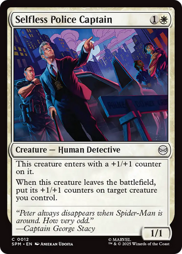 Selfless Police Captain [Marvel's Spider-Man]
