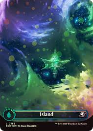 Island (0368) (Borderless) (Galaxy Foil) [Edge of Eternities]