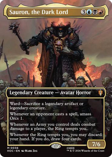 Sauron, the Dark Lord (Borderless) [The Hobbit: Eternal-Legal] **PRE-ORDER**SHIPS 14/8/26**