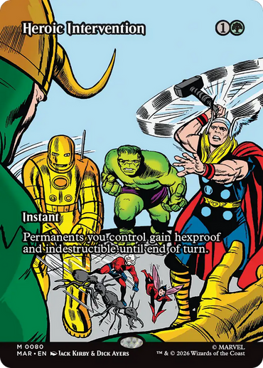 Heroic Intervention (0080) (Borderless) [Marvel Universe: Eternal-Legal] ** PRE-ORDER ** SHIPS 26/6/26 **