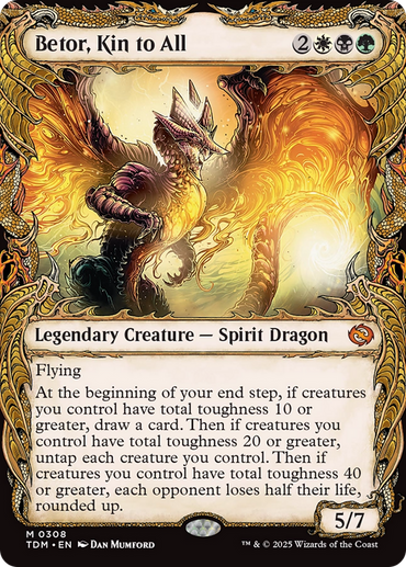 Betor, Kin to All (Showcase) [Tarkir: Dragonstorm] ** PRE-ORDER** SHIPS 11/4/25 **