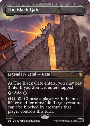 The Black Gate (Borderless) [The Hobbit: Eternal-Legal] **PRE-ORDER**SHIPS 14/8/26**