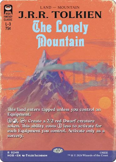 The Lonely Mountain (Borderless) (0248) [The Hobbit] **PRE-ORDER**SHIPS 14/8/26**
