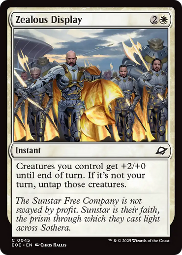 Zealous Display [Edge of Eternities]