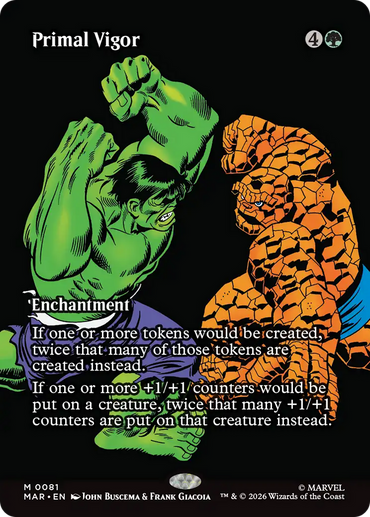 Primal Vigor (Borderless) [Marvel Universe: Eternal-Legal] ** PRE-ORDER ** SHIPS 26/6/26 **
